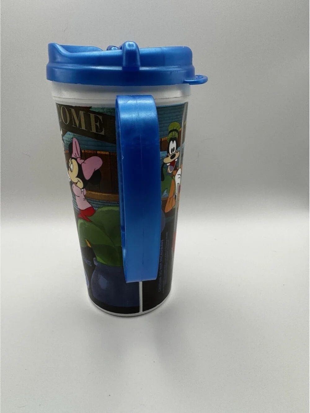Disney Walt Disney World 16 fl oz Travel Mug w/ Lid & Handle, Blue, Multi